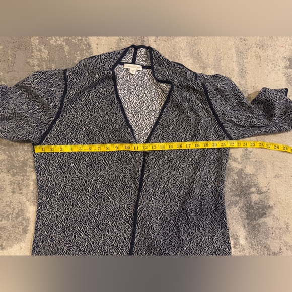 Womens Navy Blue Coldwater Creek Cardigan - Picture 6 of 8